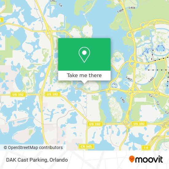 Mapa de DAK Cast Parking