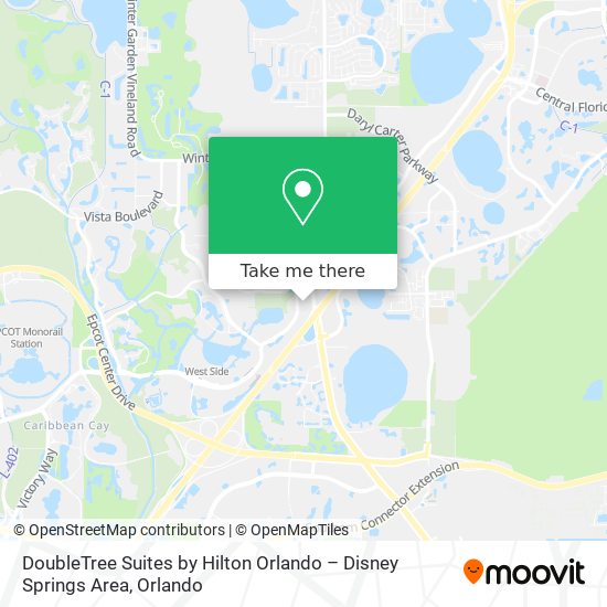 DoubleTree Suites by Hilton Orlando – Disney Springs Area map