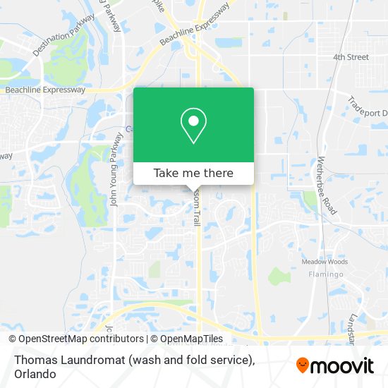 Mapa de Thomas Laundromat (wash and fold service)