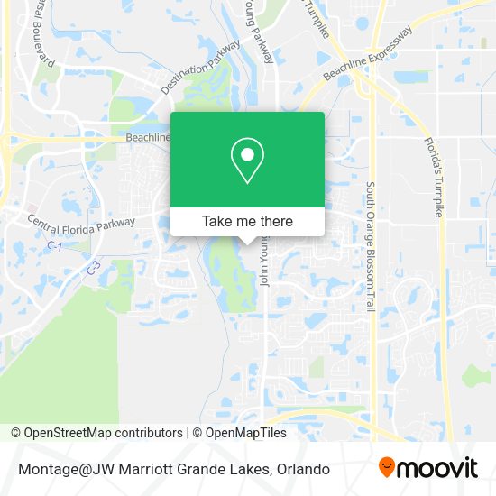 Montage@JW Marriott Grande Lakes map