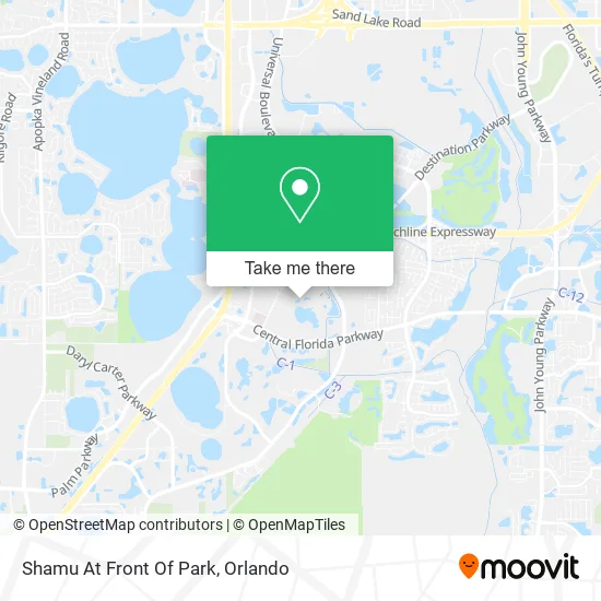 Mapa de Shamu At Front Of Park