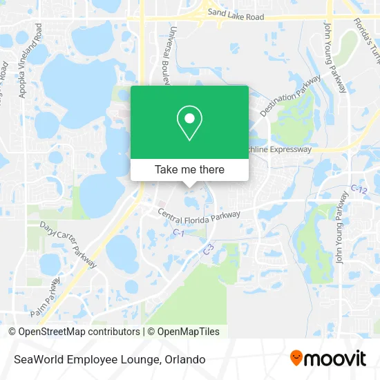 SeaWorld Employee Lounge map