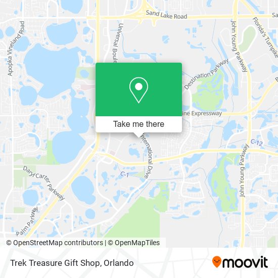 Mapa de Trek Treasure Gift Shop