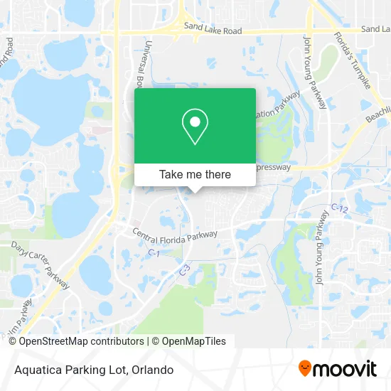Aquatica Parking Lot map