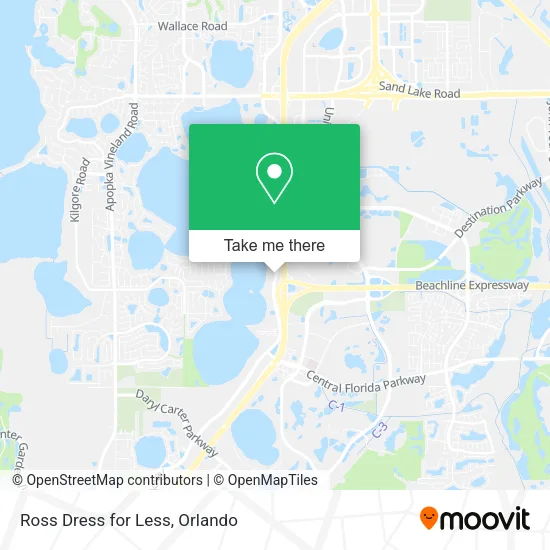 Ross Dress for Less map
