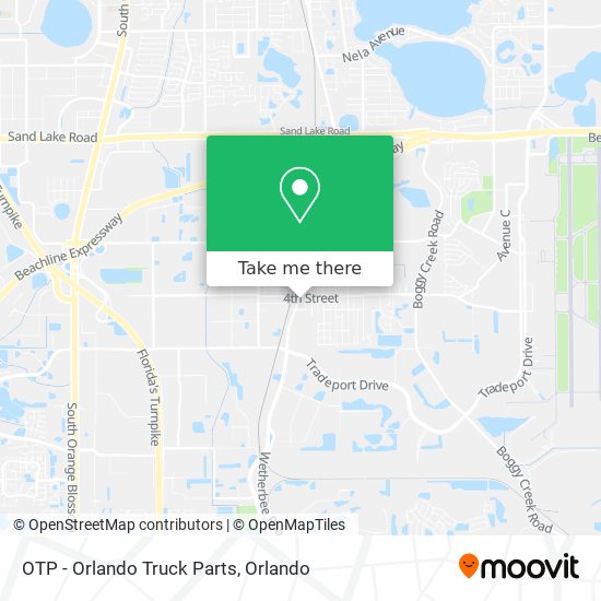 OTP - Orlando Truck Parts map