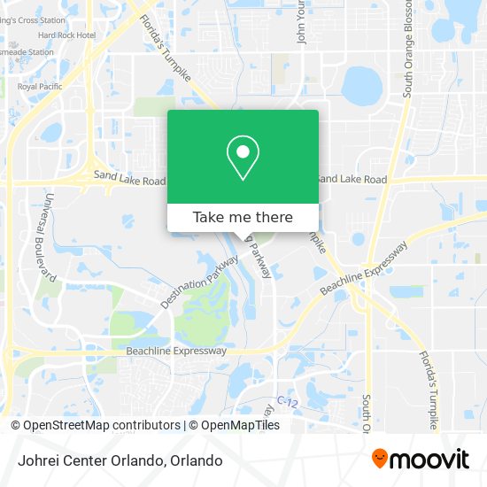 Mapa de Johrei Center Orlando