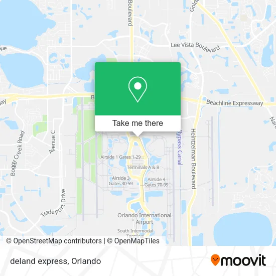 deland express map