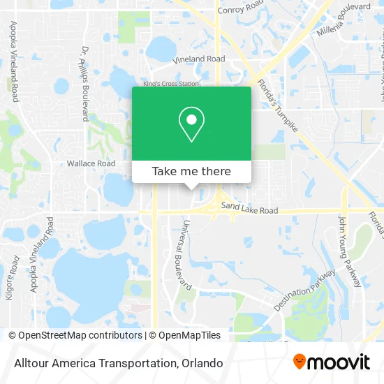 Mapa de Alltour America Transportation
