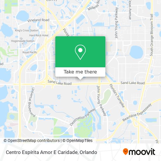 Mapa de Centro Espírita Amor E Caridade