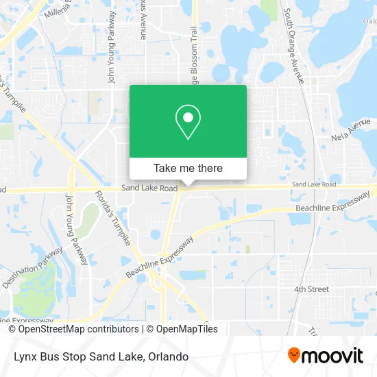Mapa de Lynx Bus Stop Sand Lake