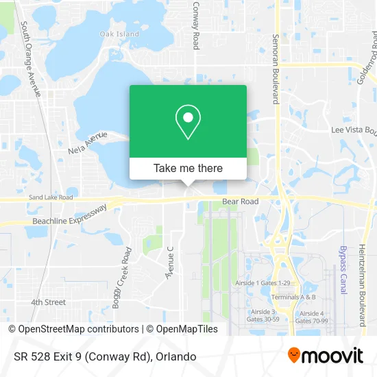 Mapa de SR 528 Exit 9 (Conway Rd)
