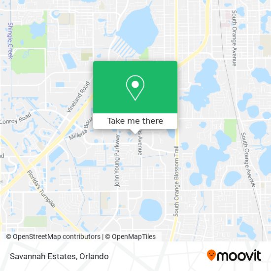 Mapa de Savannah Estates