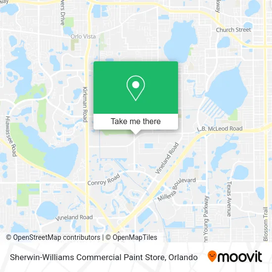 Sherwin-Williams Commercial Paint Store map