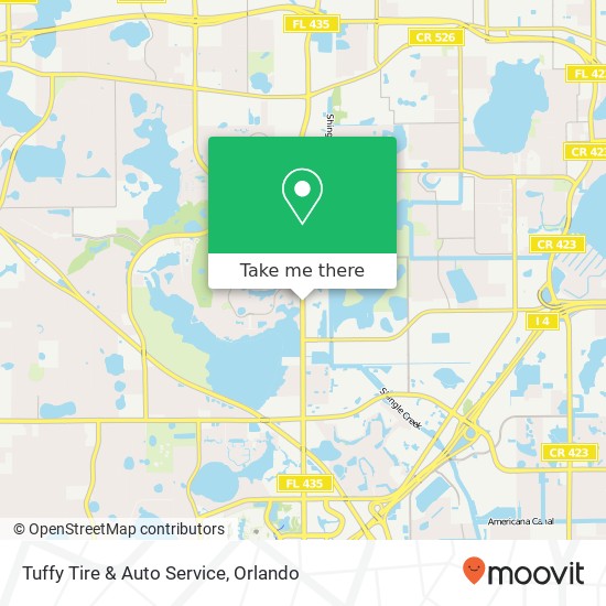 Tuffy Tire & Auto Service map