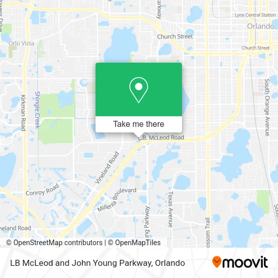 LB McLeod and John Young Parkway map