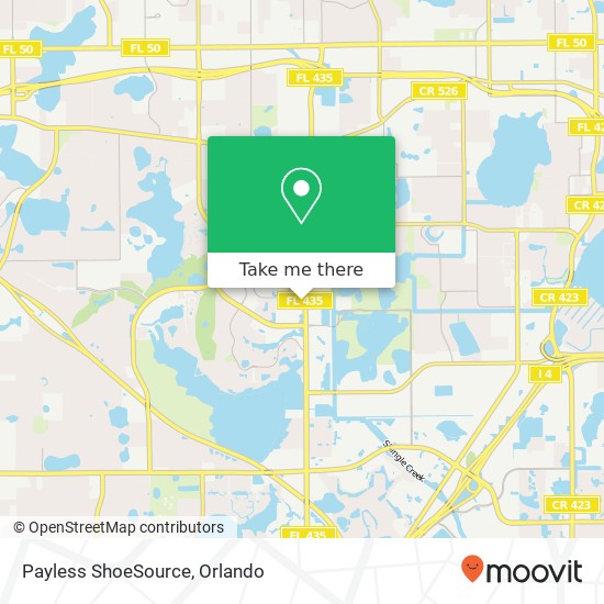 Payless ShoeSource map