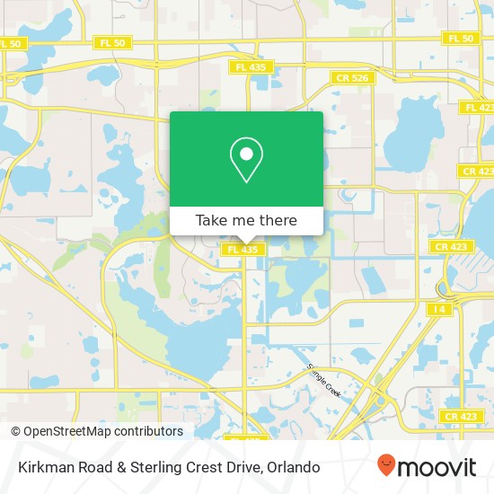 Mapa de Kirkman Road & Sterling Crest Drive