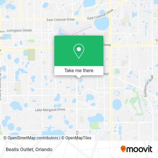 Mapa de Bealls Outlet