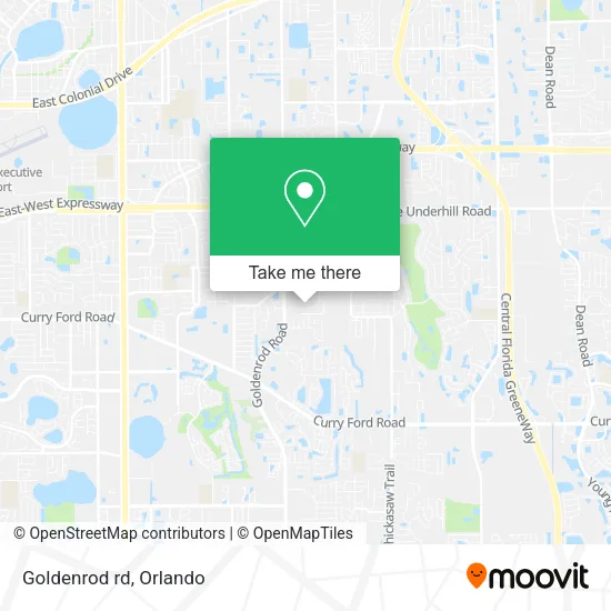 Mapa de Goldenrod rd