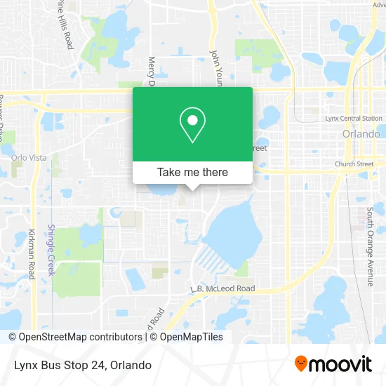Mapa de Lynx Bus Stop 24
