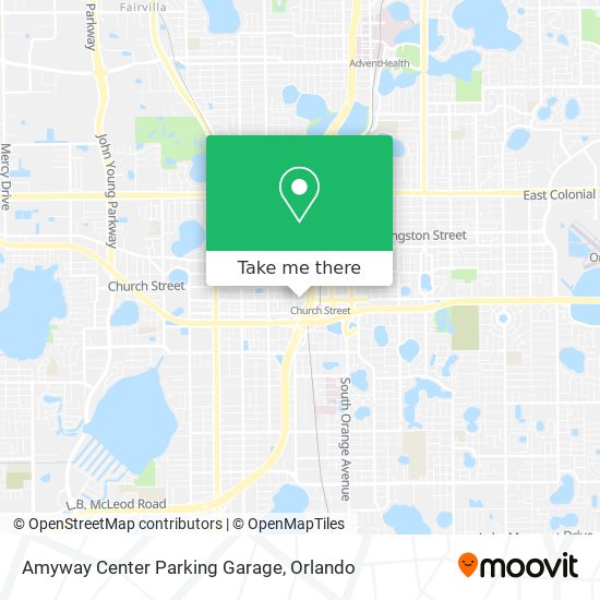 Mapa de Amyway Center Parking Garage