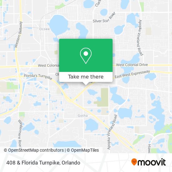 Mapa de 408 & Florida Turnpike