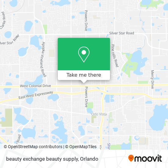 Mapa de beauty exchange beauty supply