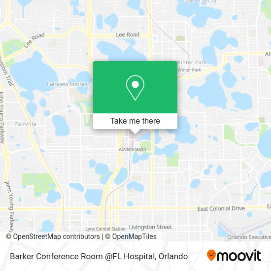 Mapa de Barker Conference Room @FL Hospital