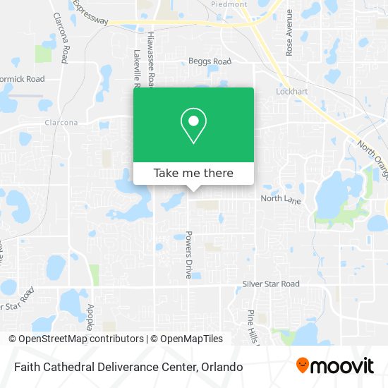 Faith Cathedral Deliverance Center map