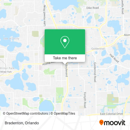 Bradenton map