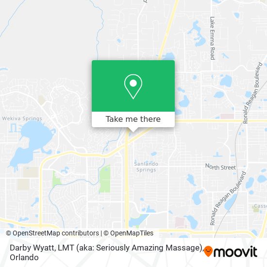 Darby Wyatt, LMT (aka: Seriously Amazing Massage) map