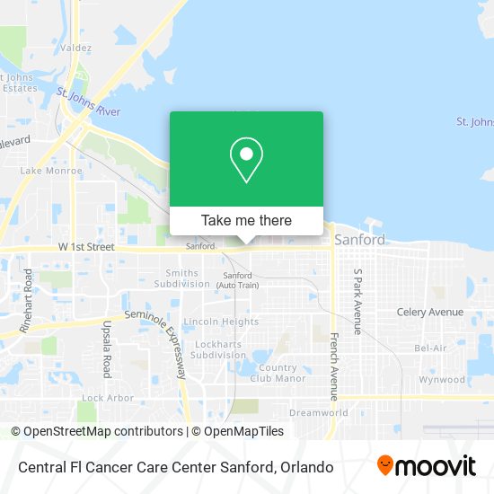 Mapa de Central Fl Cancer Care Center Sanford