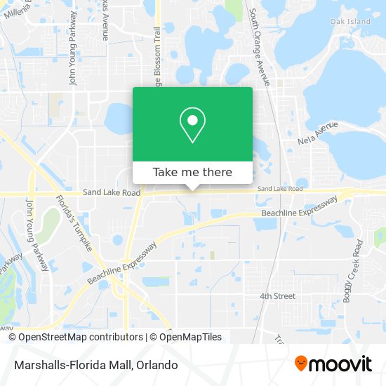 Marshalls-Florida Mall map