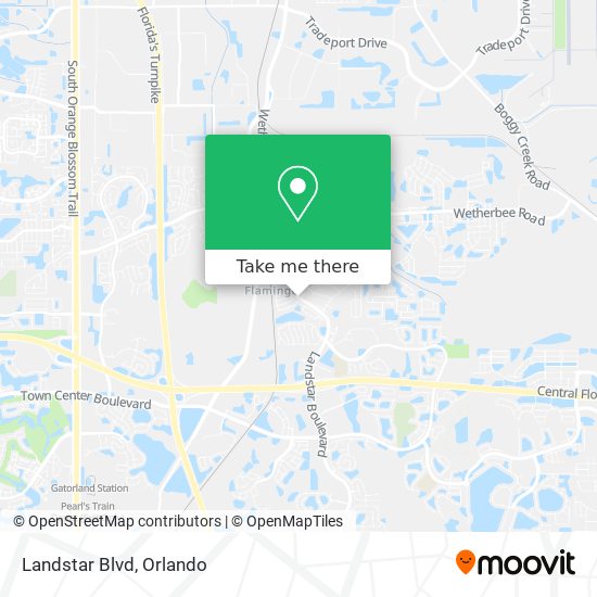 Landstar Blvd map