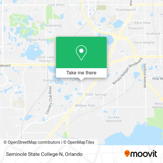 Mapa de Seminole State College-N