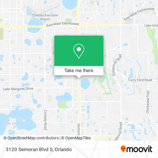 Mapa de 3120 Semoran Blvd S