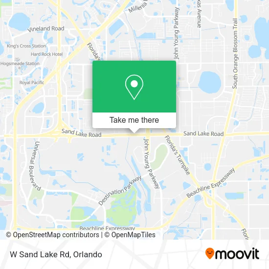 Mapa de W Sand Lake Rd