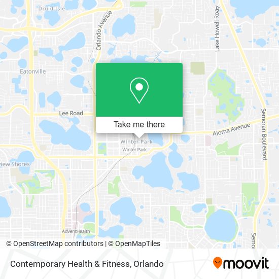 Contemporary Health & Fitness map