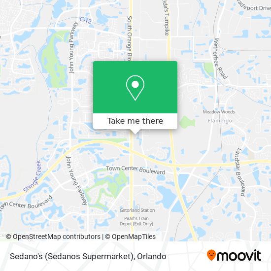 Mapa de Sedano's (Sedanos Supermarket)