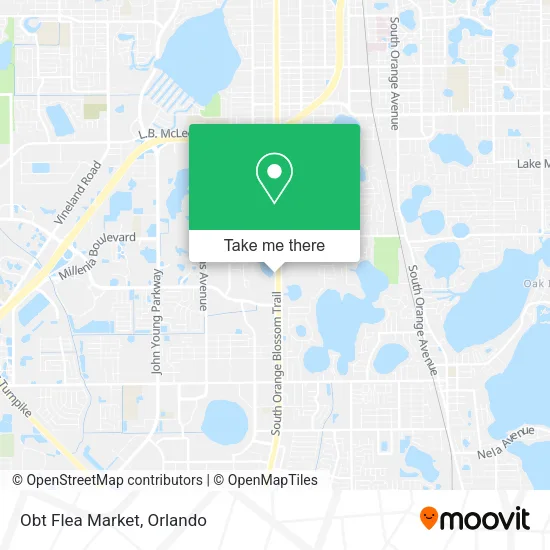 Mapa de Obt Flea Market