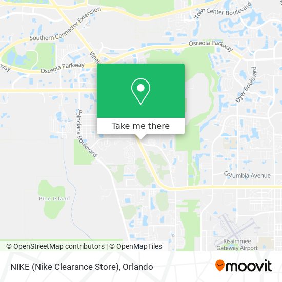 oneerlijk Intrekking eb How to get to NIKE (Nike Clearance Store) in Orlando by Bus?