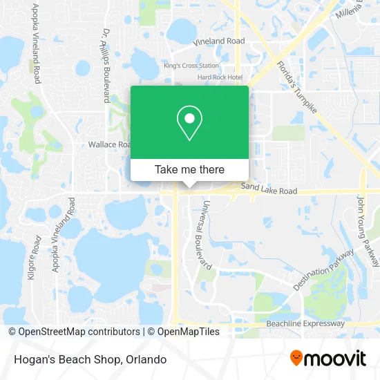 Mapa de Hogan's Beach Shop
