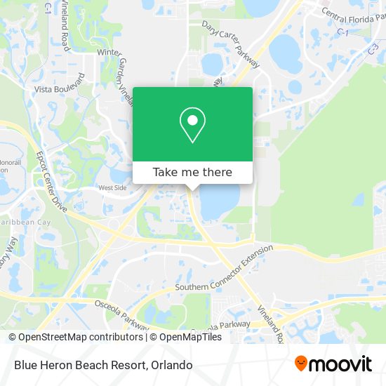 Blue Heron Beach Resort map