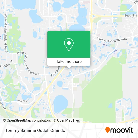 Mapa de Tommy Bahama Outlet