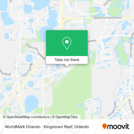 Mapa de WorldMark Orlando - Kingstown Reef