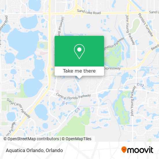 Aquatica Orlando map