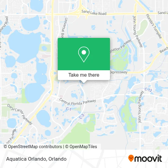 Aquatica Orlando map