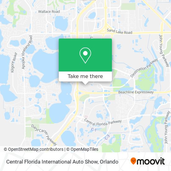 Central Florida International Auto Show map