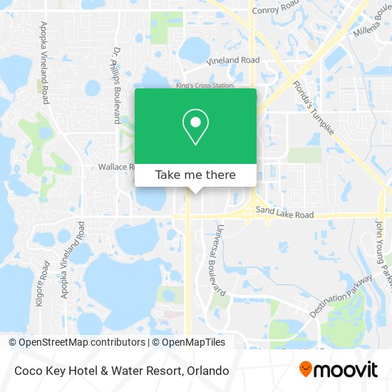 Coco Key Hotel & Water Resort map